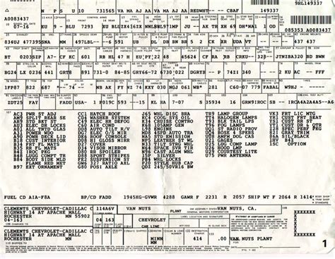 Build sheet location?? - Third Generation F-Body Message Boards