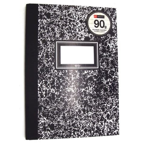 Mottled Black A5 Lined Notebook