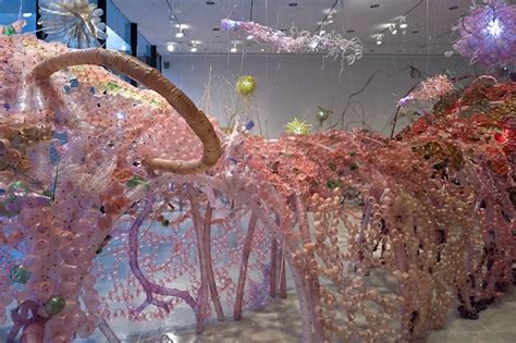 Aurora Robson Makes Mythical Art With up to 20,000 Recycled Plastic Bottles