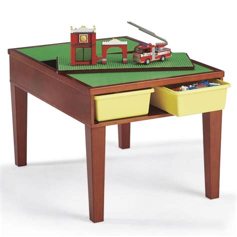 Lego table, Wooden construction, Table