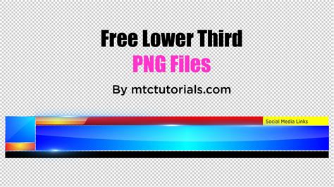 Royalty Free Professional Lower Third's PNG - Free Lower Third ...