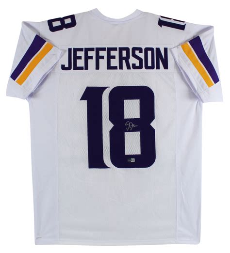 Justin Jefferson Signed Jersey (Beckett) | Pristine Auction