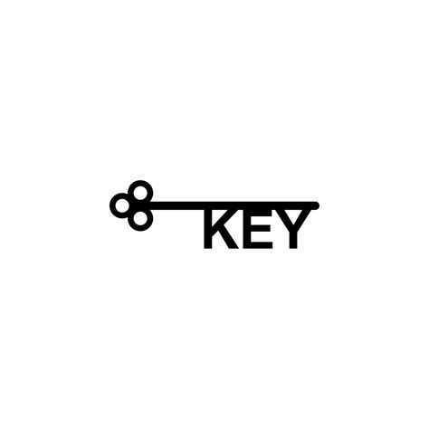 key logo design, logotype and vector logo 25879523 Vector Art at Vecteezy