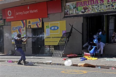 Recent looting in South Africa exclusive to the African country?