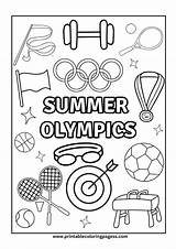 Summer Olympics Coloring Pages 6 Free Printable PDFs sketch template