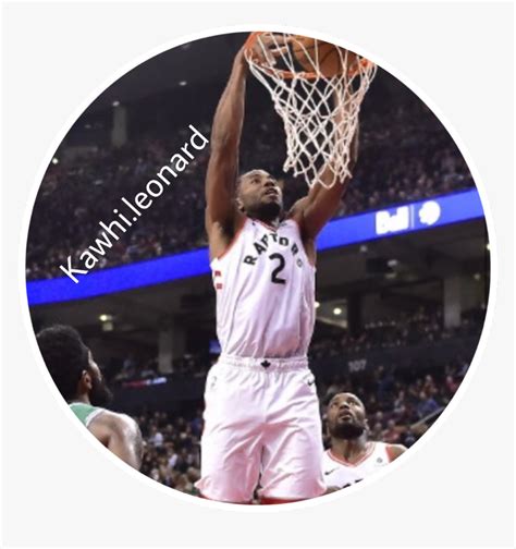 #kawhi - Leonard #freetoedit - Kawhi Leonard Raptors Dunk, HD Png Download - kindpng