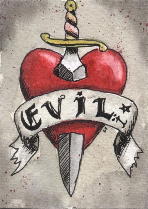 Evil Heart by hoodooartstudio on DeviantArt