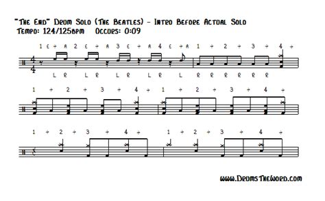 How To Play "The End" Drum Solo (The Beatles: Ringo Starr ...