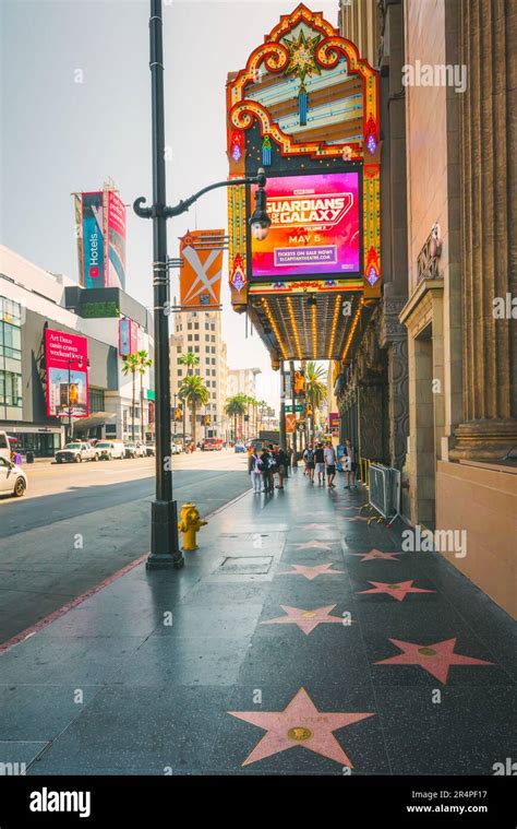 Los Angeles, California, USA - April 26, 2023. Hollywood Walk of Fame ...