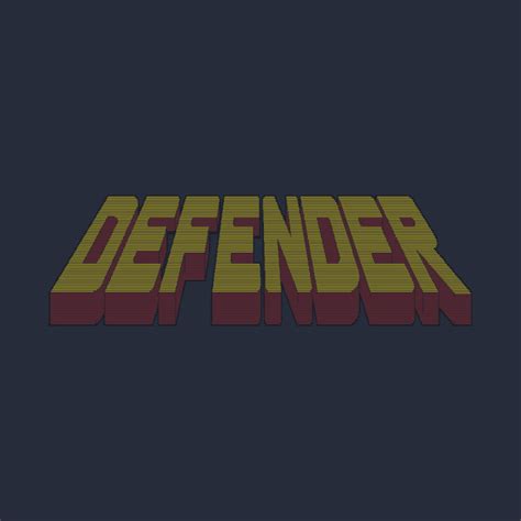 Defender Logo - Defender - T-Shirt | TeePublic