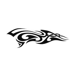 Tribal flames flames decals, decal sticker #16289