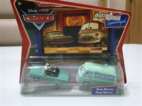 DISNEY Pixar Cars Rusty & Dusty Rust-eze, Hobbies & Toys, Toys & Games ...