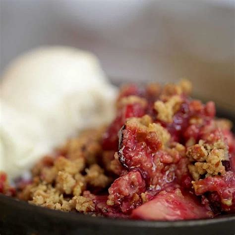 Easy Plum Crumble Recipe - Entertaining with Beth