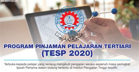 Permohonan Program Tajaan Pengajian Tertiari (TESP) MARA Kini Dibuka ...