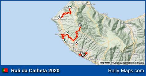 Maps | Rali da Calheta 2020 | Rally-Maps.com