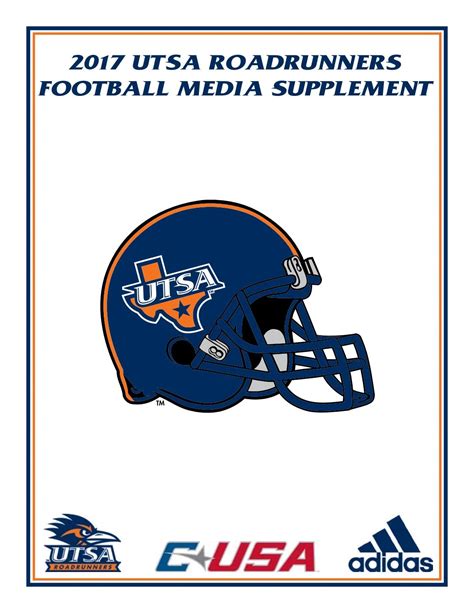 2017 UTSA Roadrunners Football Media Supplement by UTSA Athletics ...