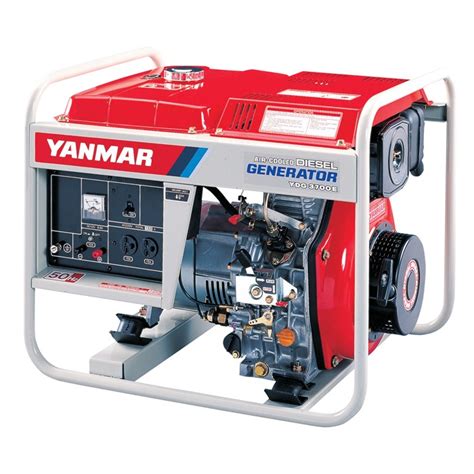 YANMAR AIRCOOLED DIESEL GENERATOR YDG3700N ELECT START C/W BATTERY