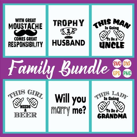 Family Svg Bundle Vol.34 - MasterBundles