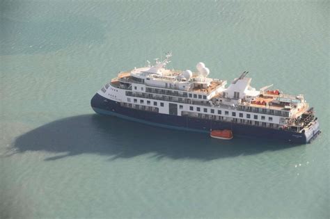 Rescue efforts underway for luxury cruise ship that ran aground in Greenland - ABC News