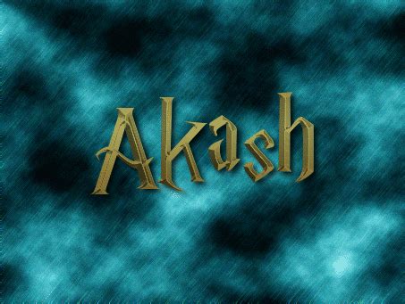 Akash Logo | Free Name Design Tool from Flaming Text