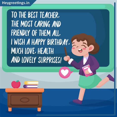 Birthday Wishes For Teacher - Hey Greetings