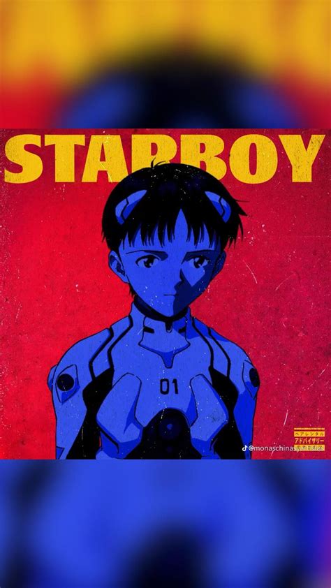 Shinji evangelion fanart x weeknd