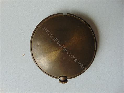 ANTIQUE WEIGHTED BRASS PENDULUM BOB APPROX. Ø 2 3/8" OR 6 CM WIDE 120 GRAMS - ADCP