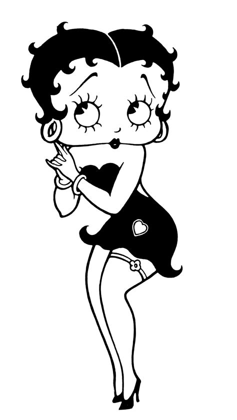 Betty Boop as a picture for clipart free image download