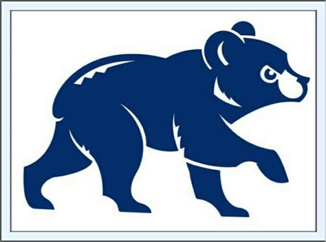 Cubs Walking Bear Logo - LOGOXF