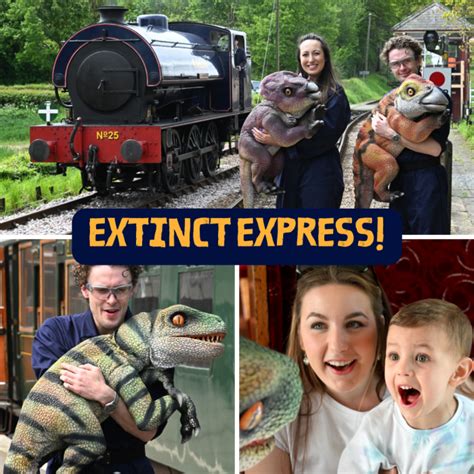 Extinct Express! Dinosaur Journeys! 17th August 2024 | Gwili Railway