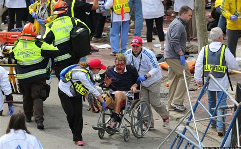 Boston Marathon Bombing (GRAPHIC PHOTOS) | HuffPost