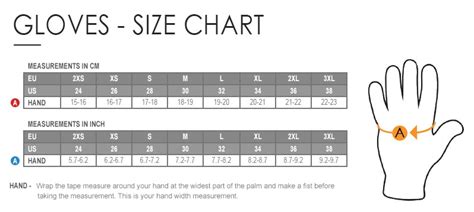 Giro Cycling Gloves Size Chart - Images Gloves and Descriptions ...