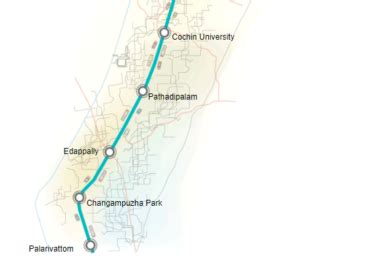 Know your Kochi Metro: map with routes, stops and journey time - Kochi ...