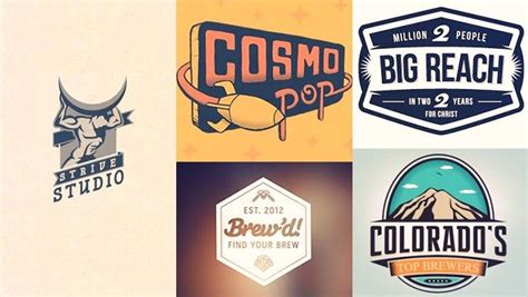 Retro Logo Design Inspiration | Retro logo design, Logo design ...