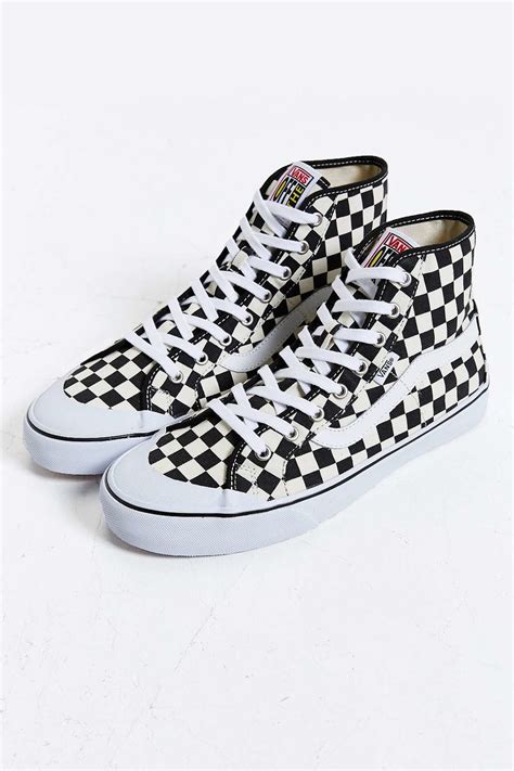 White Checkered Vans, Racing Red/ Off White Checkered Vans | Vans, Vans ...