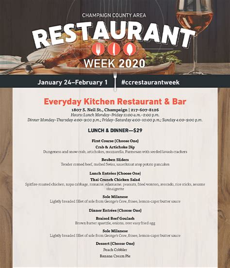 Everyday Kitchen Restaurant & Kitchen Celebrates Restaurant Week | WCIA.com