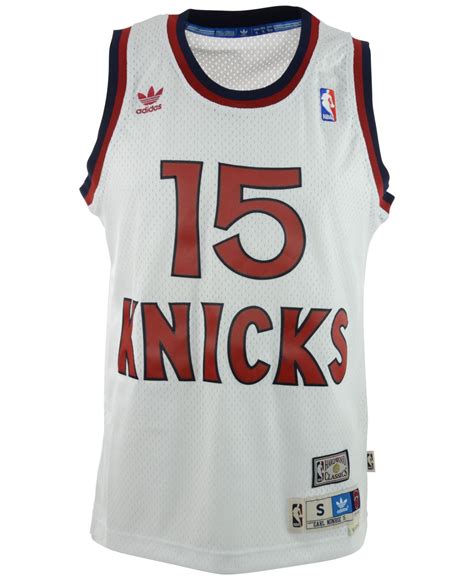 adidas Men's Earl Monroe New York Knicks Retired Player Swingman Jersey ...