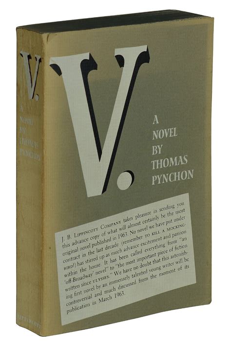 V | Thomas Pynchon | Advance Reading Copy