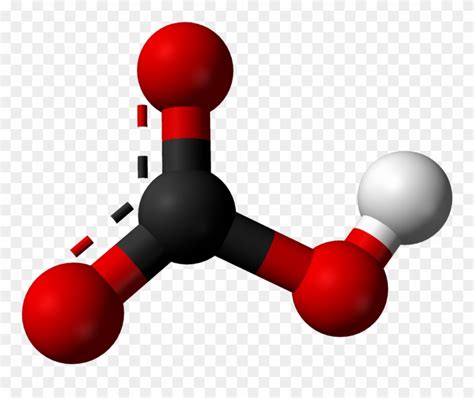 Bicarbonate Ion 3d Balls - Sodium Hydrogen Carbonate Molecule Clipart (#1000512) - PinClipart