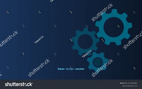 Gear Vector Design Background Wallpaper Stock Vector (Royalty Free ...