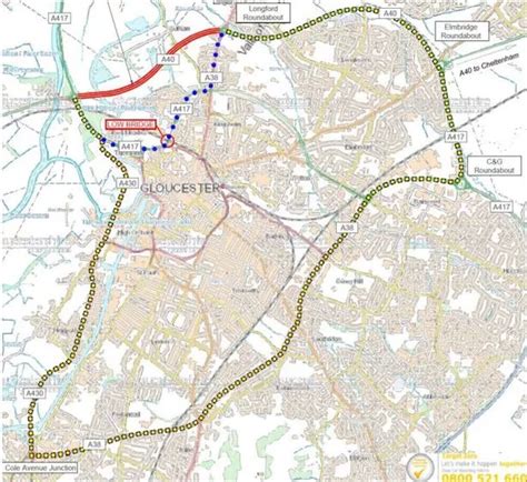 Here we go again: A40 Over roundabout road closures to cause ‘significant’ delays in Gloucester ...