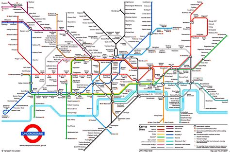 London Tube Map Printable