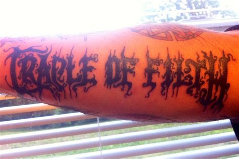 Cradle of filth band logo | Cradle of filth, Tattoo designs, Tattoos