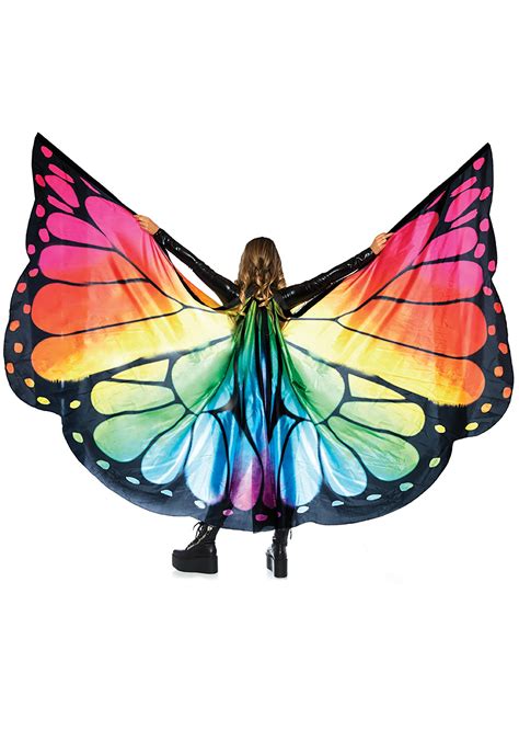 Rainbow Butterfly Costume Wings