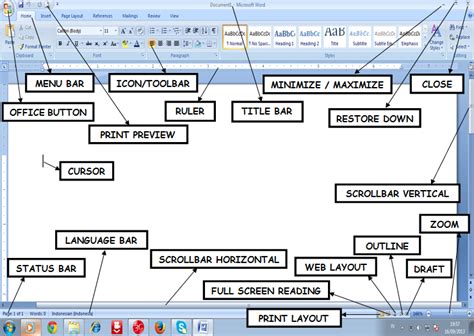 Menu Bar Pada Microsoft Word Dan Fungsinya Kepala - IMAGESEE