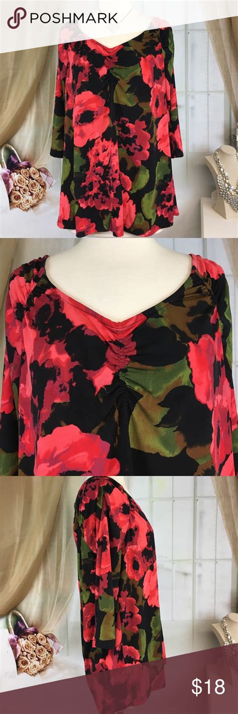 Lane Bryant Floral Print Blouse | Floral print blouses, Printed blouse, Clothes design