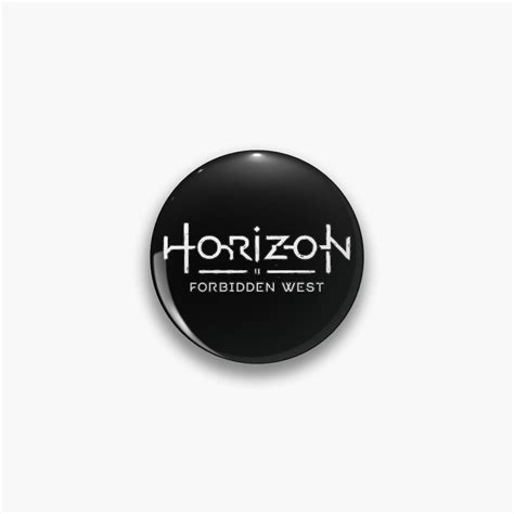 "Horizon Zero Dawn Forbidden West Logo" Pin for Sale by deejum | Redbubble