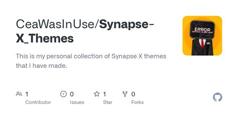 GitHub - RealCea/Synapse-X_Themes: This is my personal collection of Synapse X themes that I ...