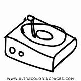 Toca Discos Desenho Para Colorir  Ultra Coloring Pages sketch template