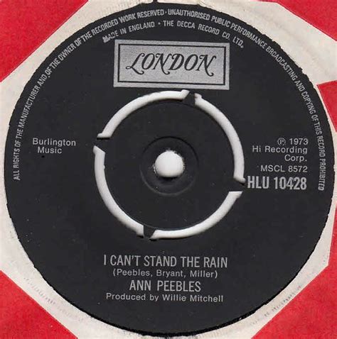 Ann Peebles - I Can't Stand The Rain (1973, Vinyl) | Discogs